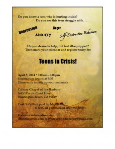 Teens in Crisis Flyer