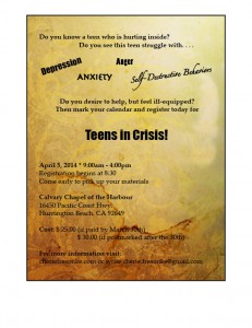 Teens in Crisis Flyer