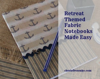 Retreat Themed Notebooks–Handmade–Simple to Do
